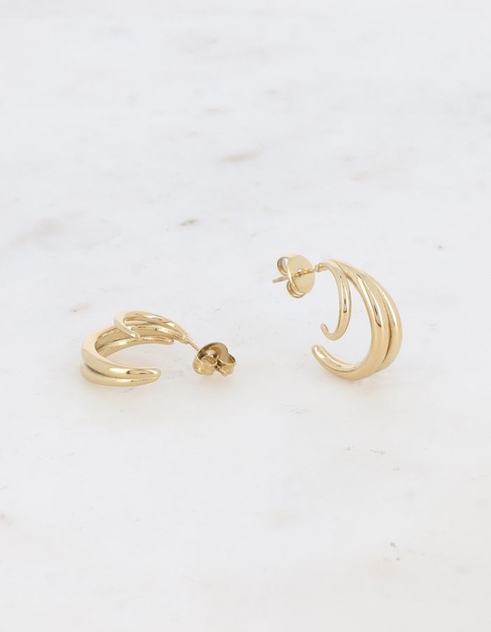 Créoles Erina 3 anneaux