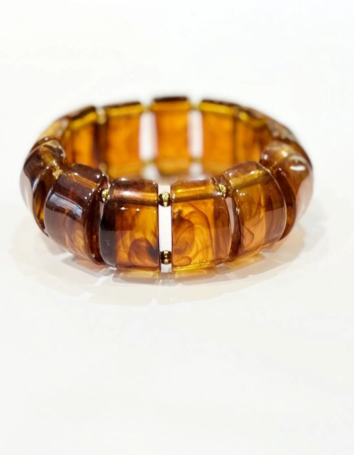 trinity-bracelet-elastique-marron-resine-1