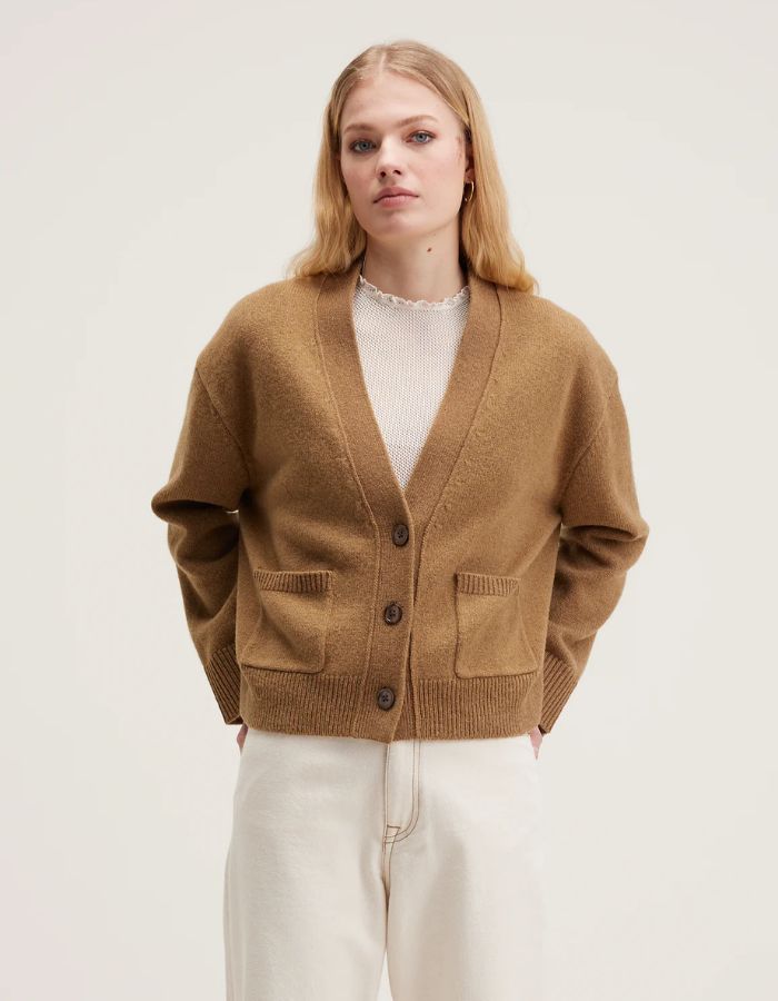 Cardigan Gaddin Camel