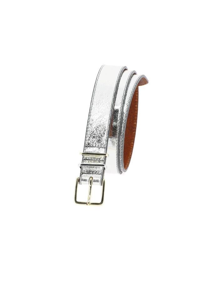 Ceinture La Cordier Laminato Argent