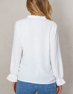 Chemise Carmen blanche La Comet