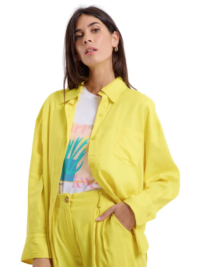 Chemise Cheina Jaune