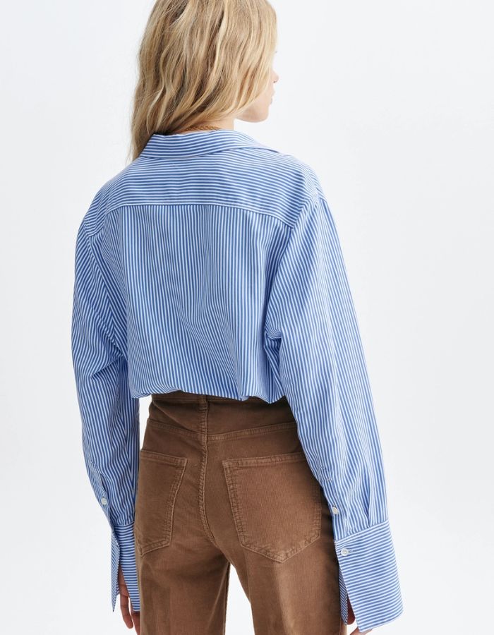 Chemise Esti Royal rayée bleu Vanessa Bruno 