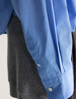 Chemise Java Blue Shirt en popeline de coton bleu clair pour femme Bellerose
