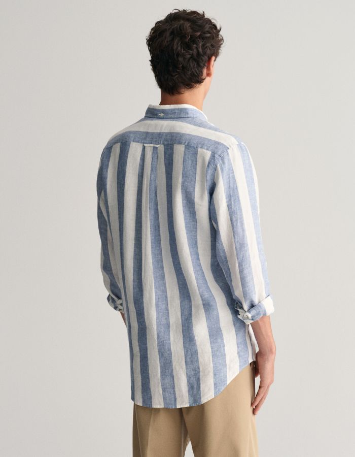 Chemise Regular Rayures Blanc/Bleu