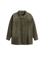 Chemise Lima Gris velours cotele kaki Soeur