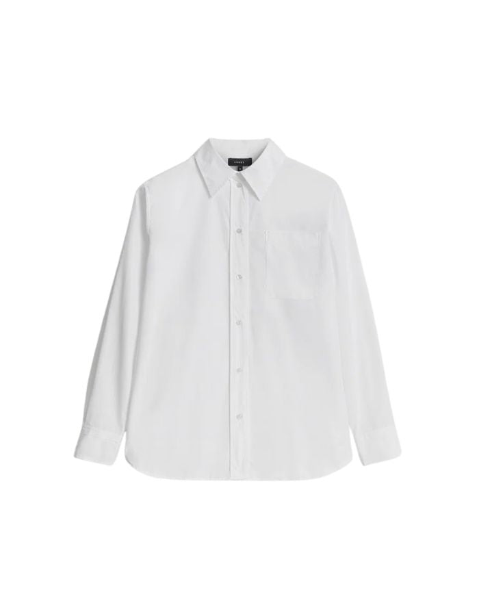 Chemise Saphir Blanche en coton biologique Soeur