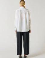 Chemise Saphir Blanche en coton biologique Soeur