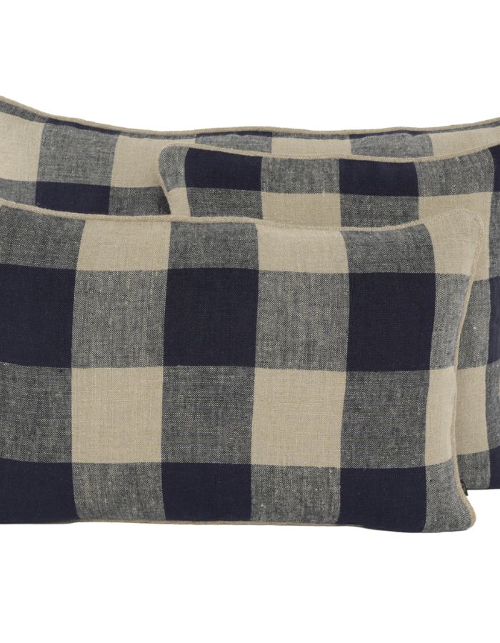 Coussin Rectangulaire Palma Encre