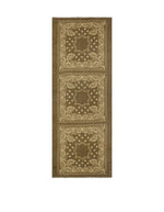 Écharpe rectangulaire pour homme en laine vert camo avec motif imprimé bandana paisley cachemire, dimensions 70x180 cm, marque Hartford.