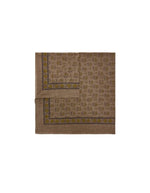 Foulard Laine Taupe Chiné Kaki Soeur