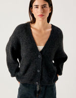 Gilet East Anthracite Chiné American Vintage
