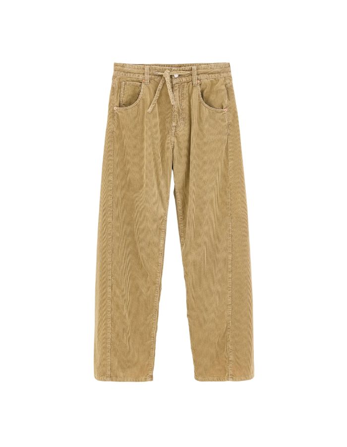 Jean large Pearcy Clay en velours côtelé Bellerose