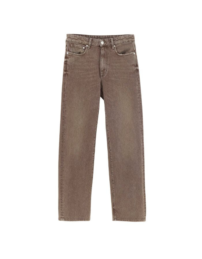Jean droit Kia Used Brown marron Bellerose