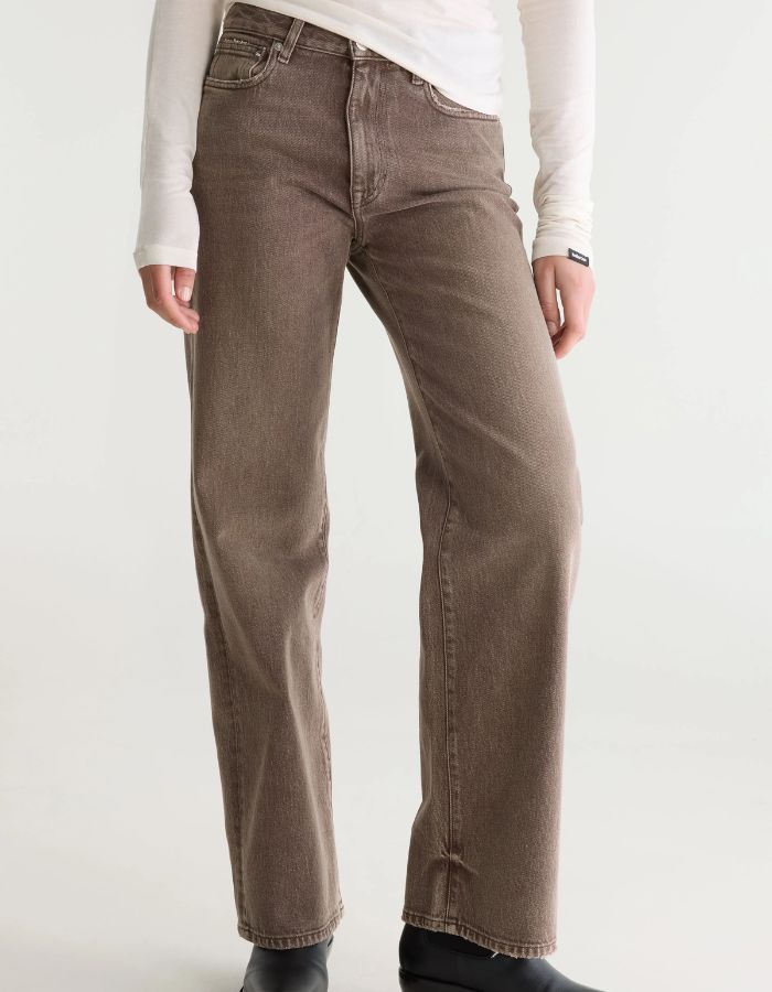 Jean droit Kia Used Brown marron Bellerose