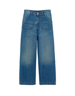 Jean large Petula Vintage Blue Bellerose en denim bleu délavé