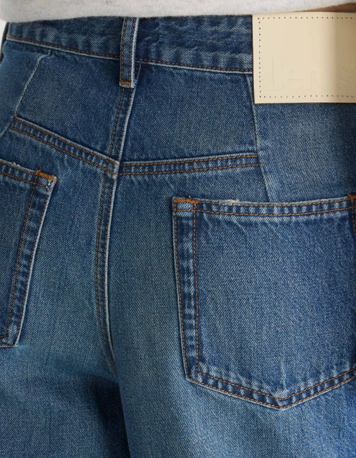 Jean large Petula Vintage Blue Bellerose en denim bleu délavé