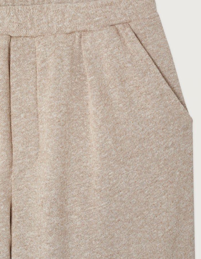 Jogging ample Dantown Liegeois Chiné beige American Vintage 