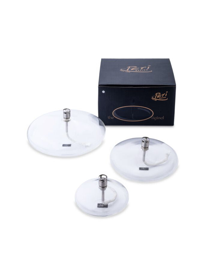 trinity-lampe-huile-disc-clear-chrome-peri-living-1