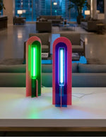 trinity-lampe-table-andy-bleu-rose-vert-message-in-the-bulb-1