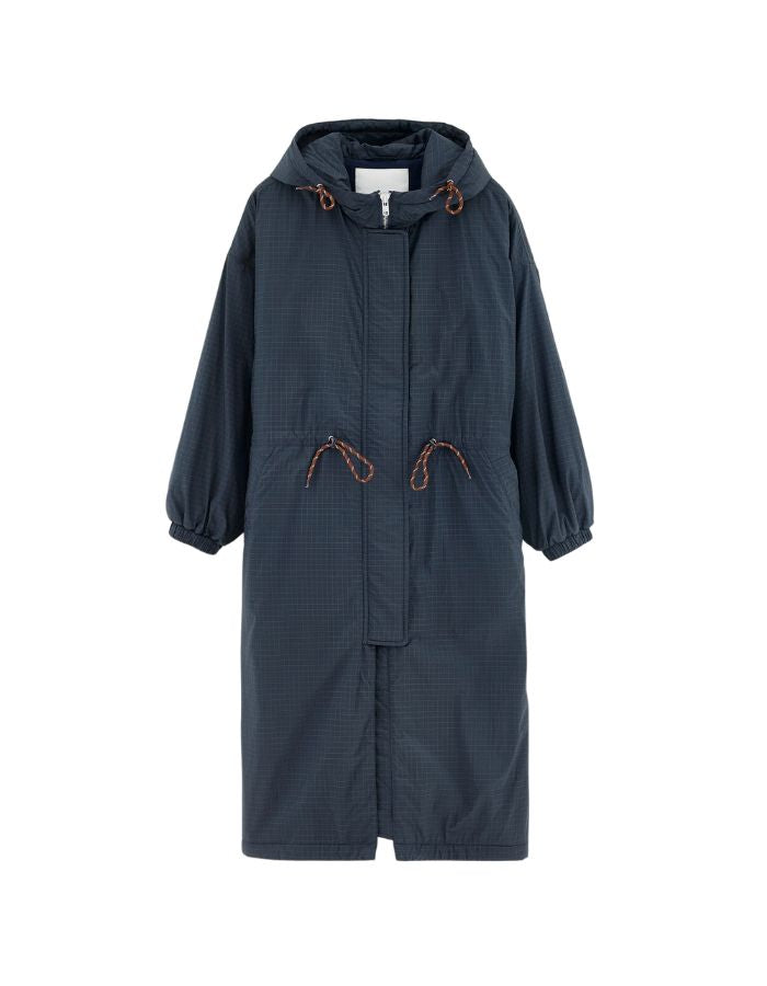 Manteau à capuche Heleny Fir bleu marine Bellerose