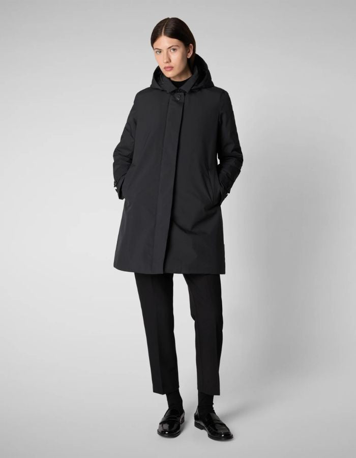 Manteau Embie Bleu Noir