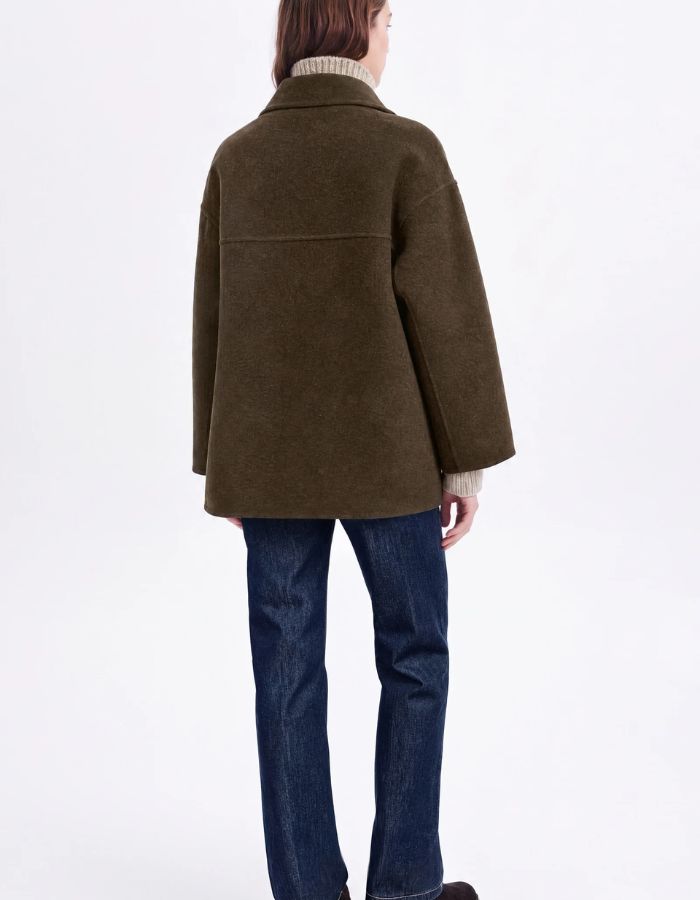 Manteau Ferman Kaki Vanessa Bruno 