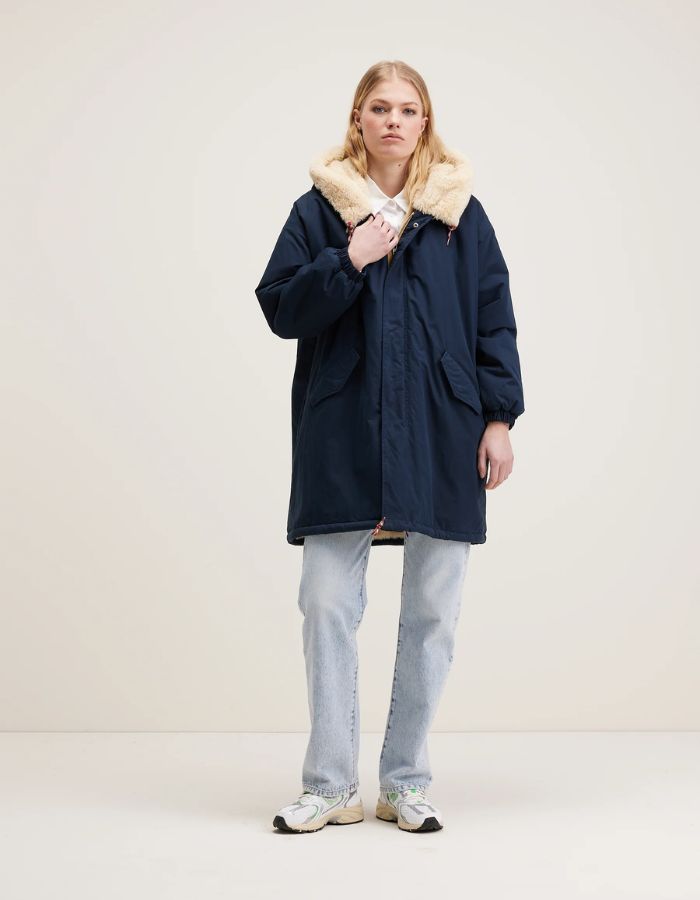 Manteau Laos Bleu