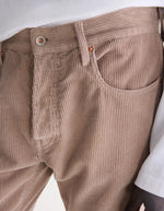 Pantalon homme Percy Rock en velours côtelé beige pierre Bellerose