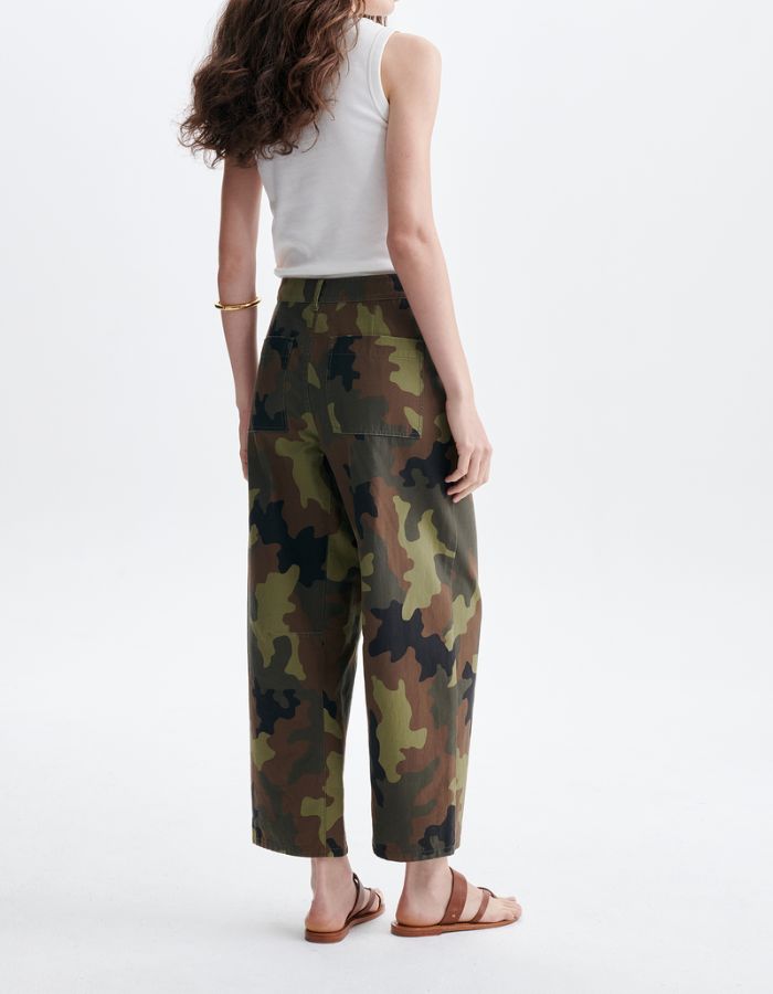 Pantalon cargo camouflage Vanessa Bruno 