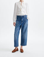 Pantalon cargo large bleu denim Vanessa Bruno