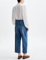 Pantalon cargo large bleu denim Vanessa Bruno