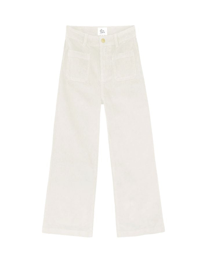 Pantalon Atlanty Ecru en velours cotelé La Petite Étoile 