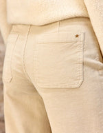 Pantalon Atlanty Ecru en velours cotelé La Petite Étoile 