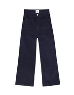Pantalon large Atlanty marine en velours côtelé – La Petite Étoile