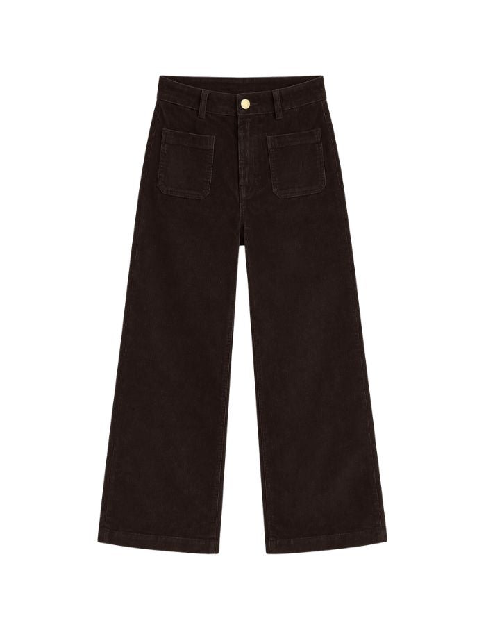 Pantalon Atlanty en velours côtelé Marron La Petite Étoile 