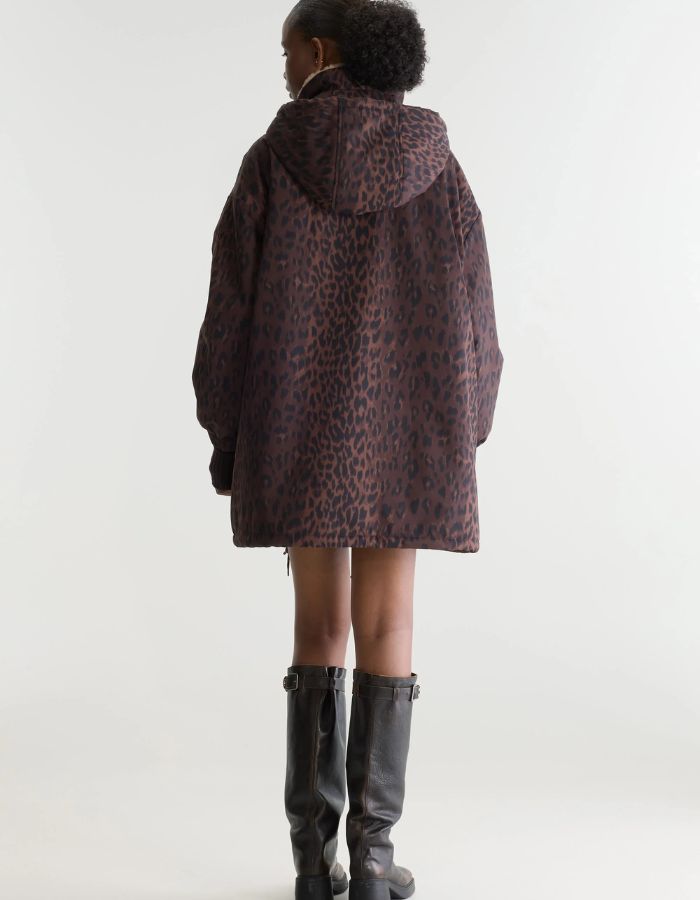 Parka Jade Display A à imprimé léopard pour femme Bellerose