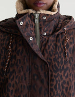 Parka Jade Display A à imprimé léopard pour femme Bellerose
