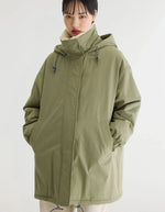 Parka oversize Jade Jeep Bellerose kaki clair à capuche