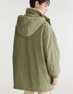 Parka oversize Jade Jeep Bellerose kaki clair à capuche