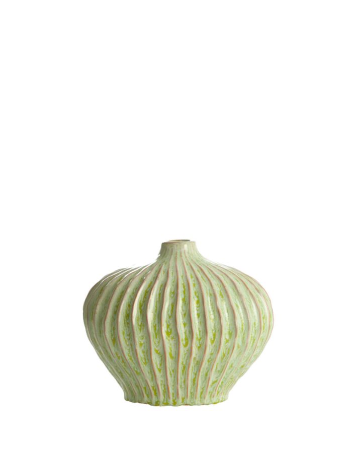 trinity-petit-vase-decoratif-strie-ceramique-vert-menthe-1