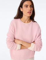 Pull cachemire Amelie Milano Blush rose Kujten