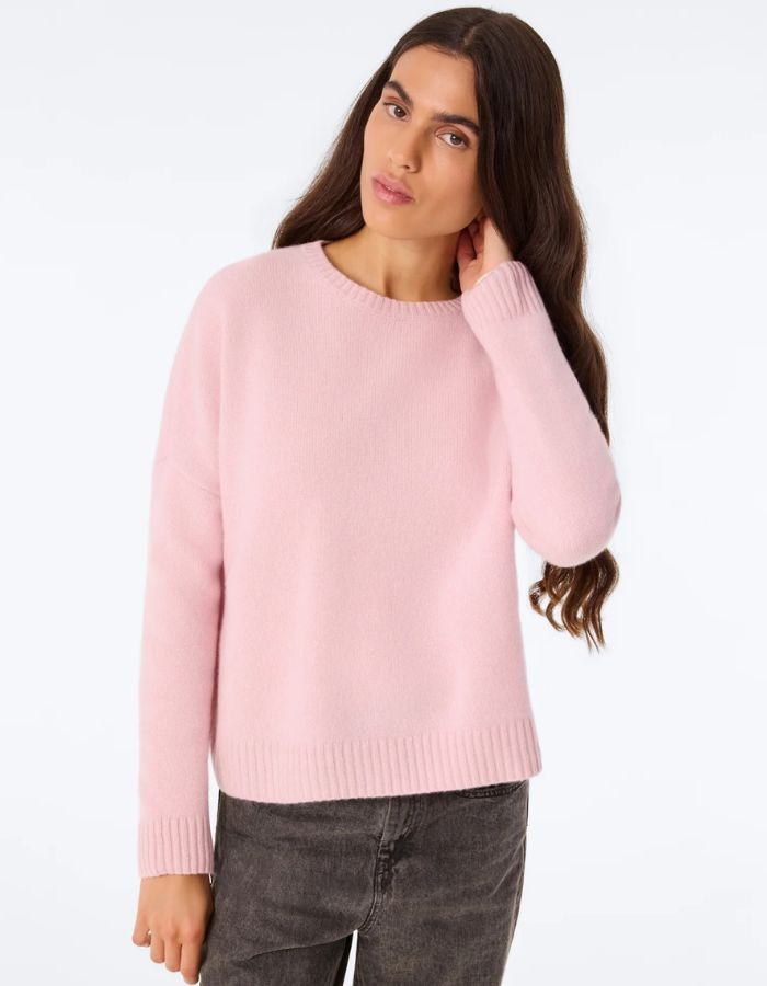 Pull cachemire Amelie Milano Blush rose Kujten