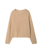 Pull Cyrow Beige Clair Chiné American Vintage