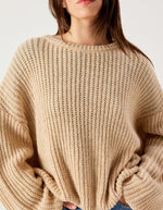 Pull Cyrow Beige Clair Chiné American Vintage