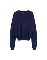 Pull femme Derny Captain bleu marine à encolure bateau Bellerose