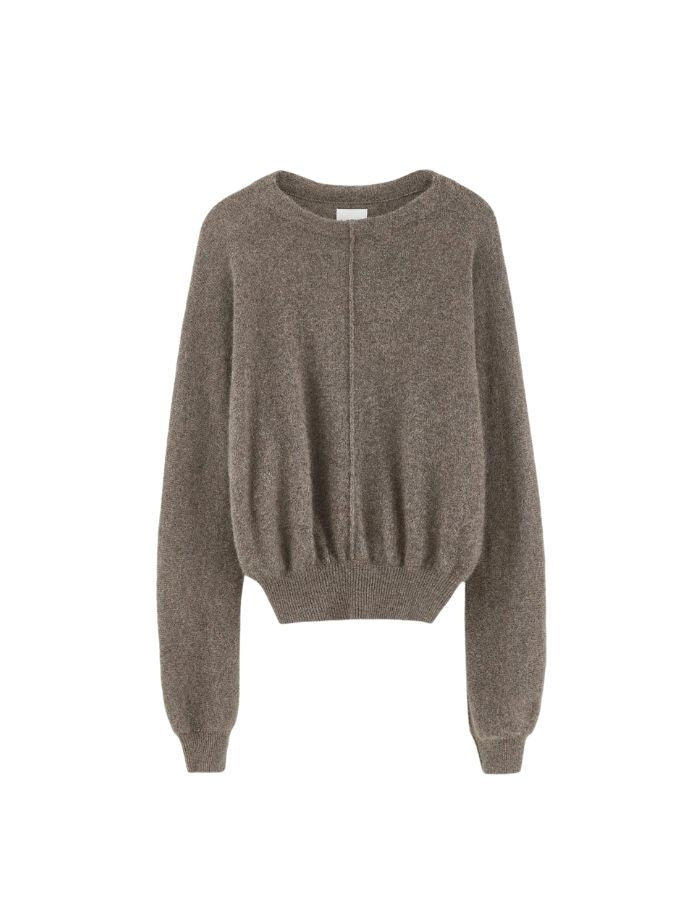 Pull Derny Peel taupe en laine mélangée pour femme Bellerose