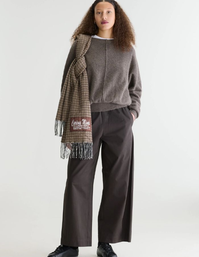 Pull Derny Peel taupe en laine mélangée pour femme Bellerose