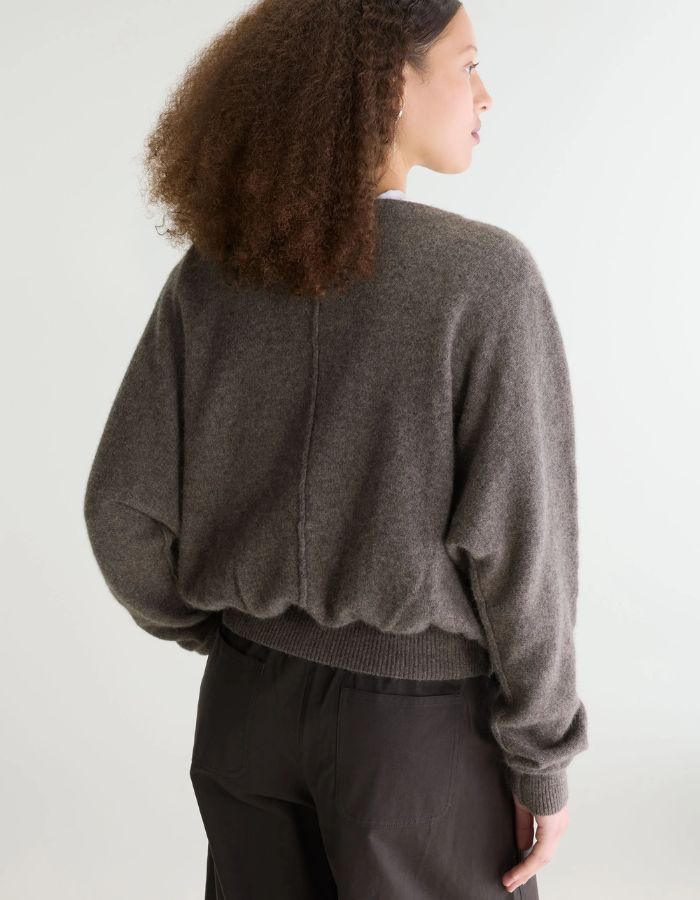 Pull Derny Peel taupe en laine mélangée pour femme Bellerose