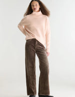Pull Amedo Light Rose à col cheminée pour femme Bellerose